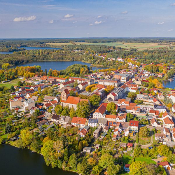 Busreise Quer durchs nördliche Brandenburg - Lychen aus der Vogelperspektive