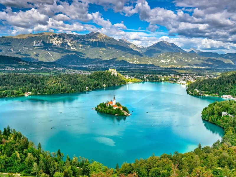 Portoroz  - Perle der slowenischen Adria: Bleder See