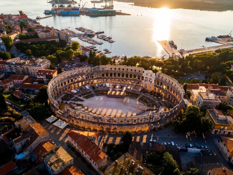 Paradies Halbinsel Istrien in Kroatien: Pula