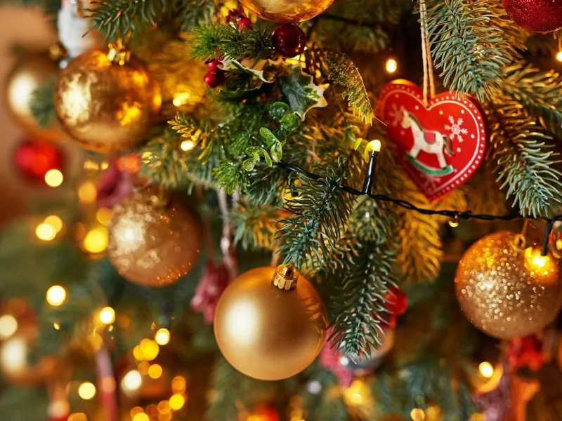 Weihnachten am Berg Oybin in der Oberlausitz