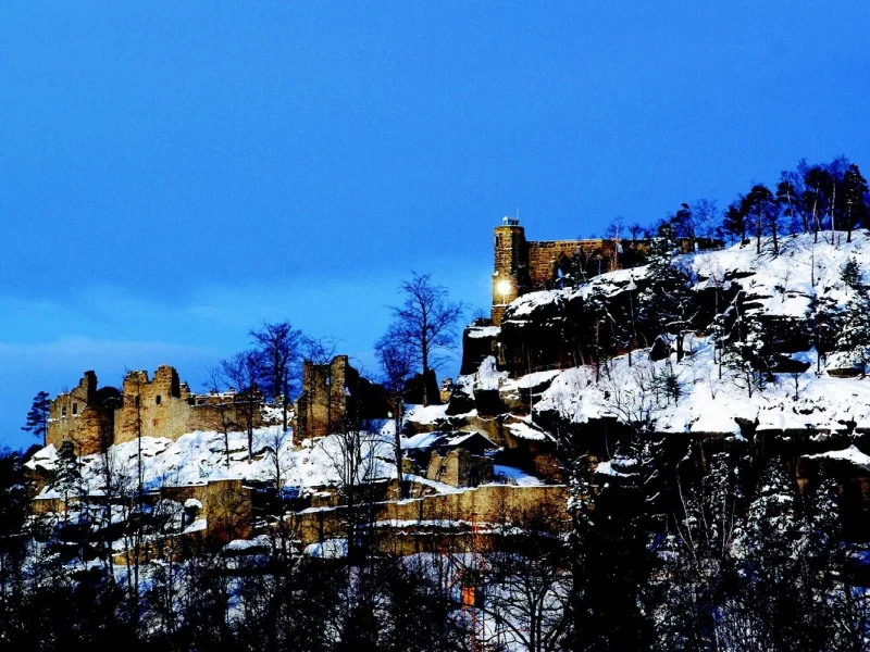 Weihnachten am Berg Oybin in der Oberlausitz