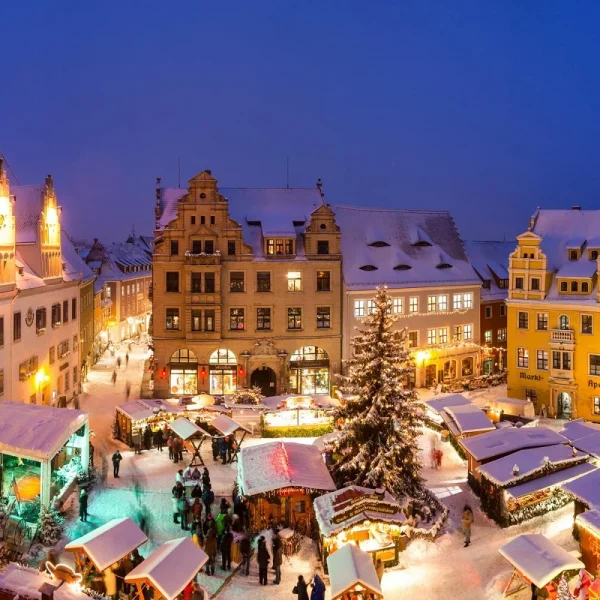 Weihnachten am Berg Oybin in der Oberlausitz: Meißen