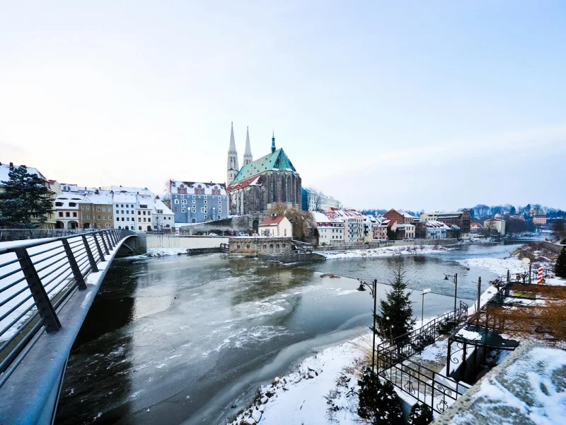Weihnachten am Berg Oybin in der Oberlausitz: Görlitz