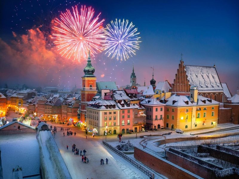 Busreise Silvester in Warschau