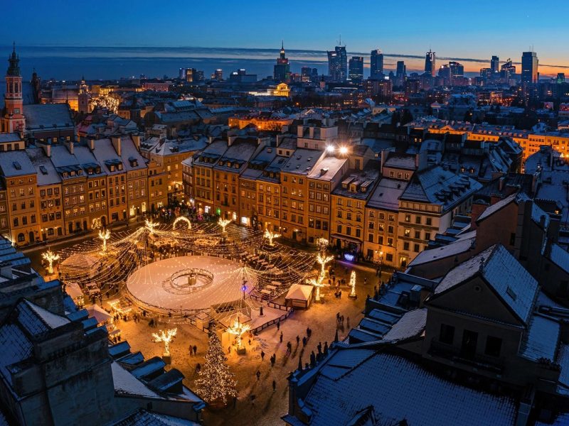 Busreise Silvester in Warschau