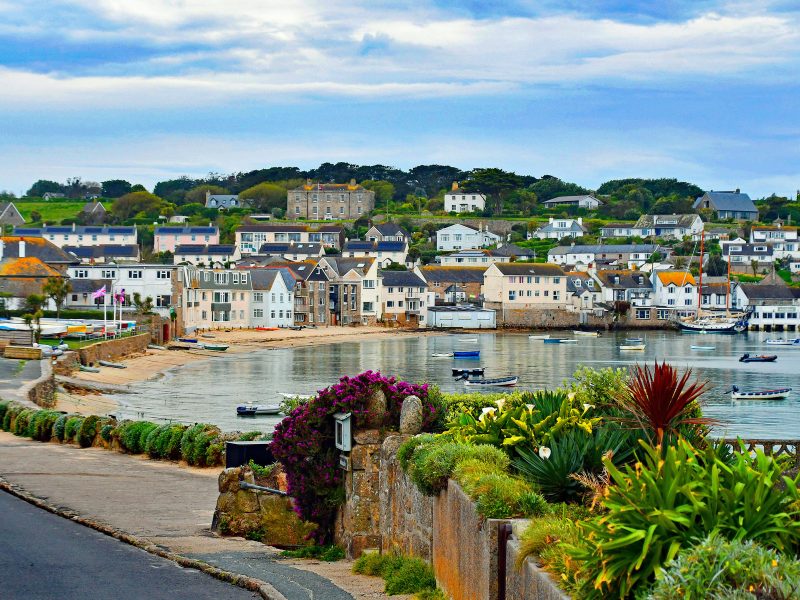 Hochseekreuzfahrt Inseln, Gärten und das Meer - Hafen von Hugh Town, Isles of Scilly