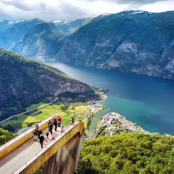 Hochseekreuzfahrt Die Schären & Fjorde von Norwegen - Aussichtspunkt Stegastein