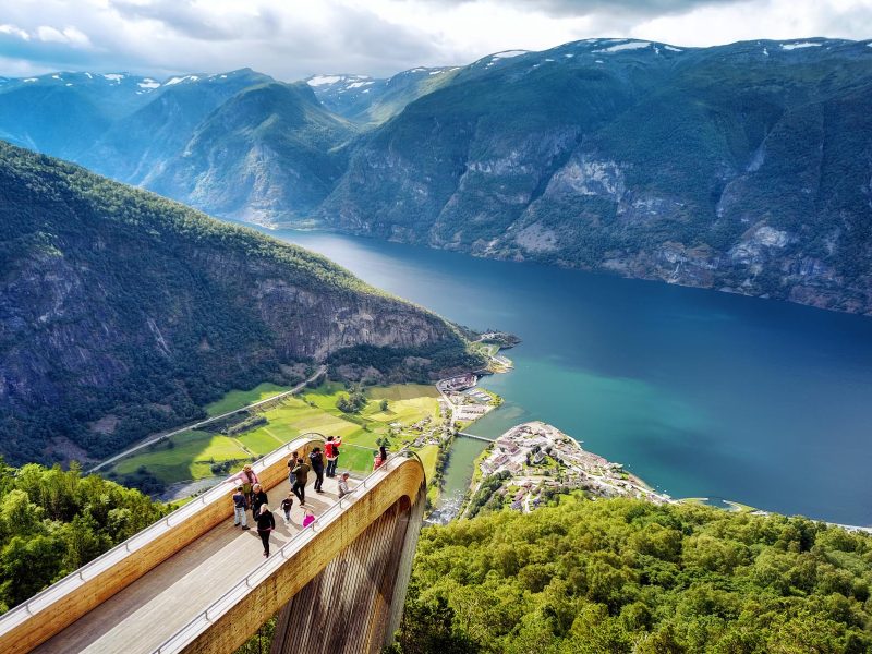Hochseekreuzfahrt Die Schären & Fjorde von Norwegen - Aussichtspunkt Stegastein