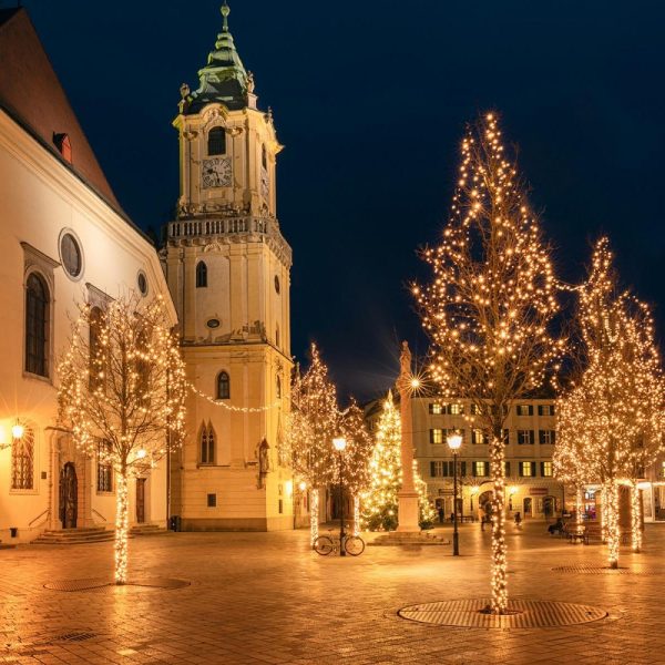 Adventglanz an der Donau: Bratislava