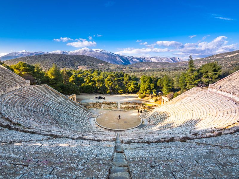 Flugreise Griechenlands Höhepunkte: Das Theater von Epidauros
