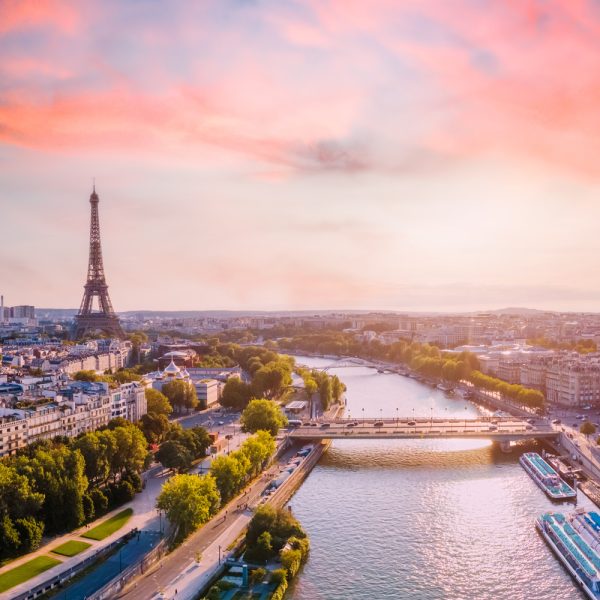 Busreise Städtereise Paris - Stadtpanorama Seine & Eifelturm