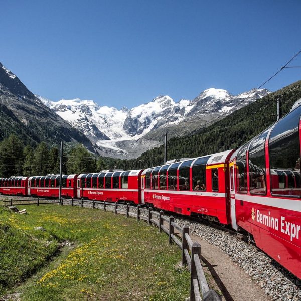 Busreise Bernina Express und Iseosee: Bernina Express