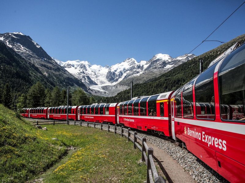 Busreise Bernina Express und Iseosee: Bernina Express