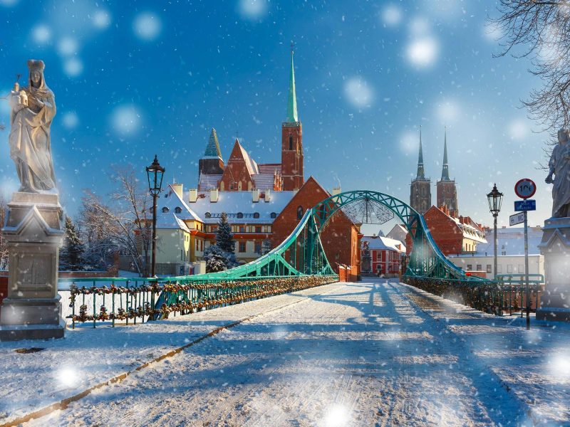 Busreise Royaler Jahreswechsel im Schlosshotel - Breslau im Winter