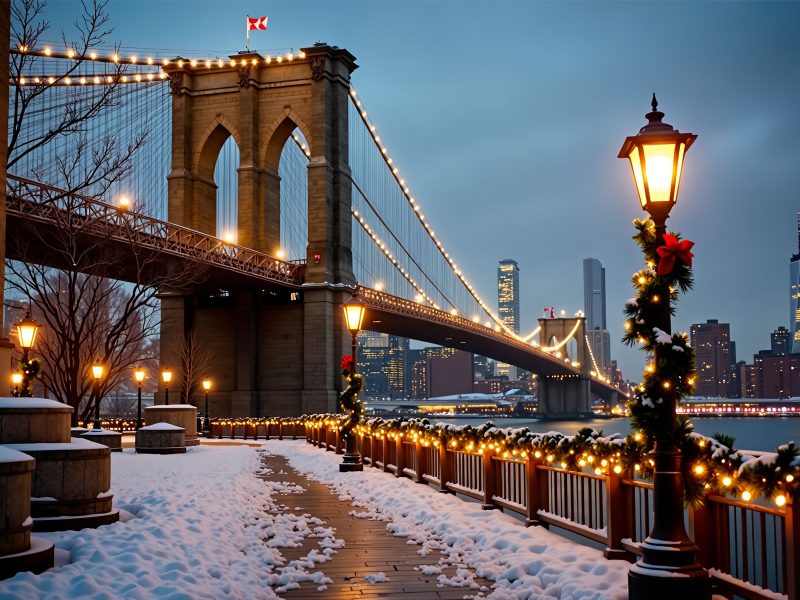 Flugreise New York im Lichterglanz