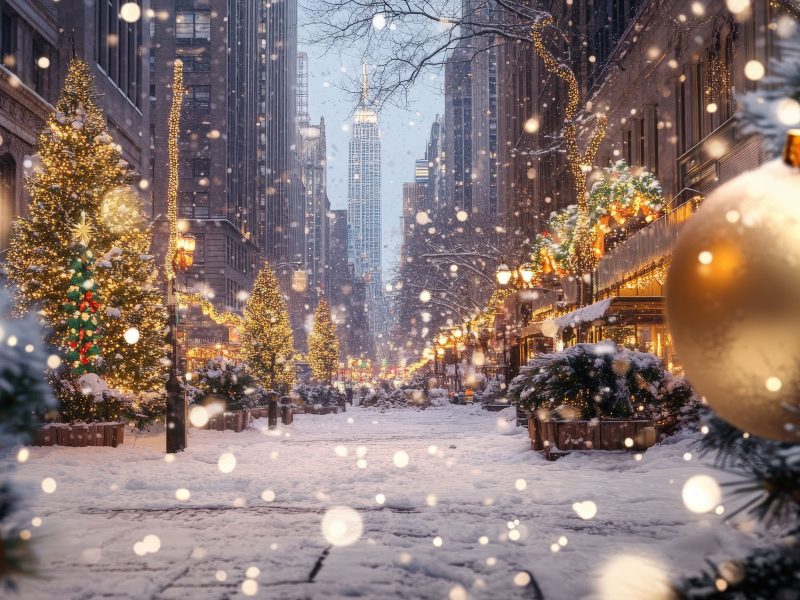 Flugreise New York im Lichterglanz