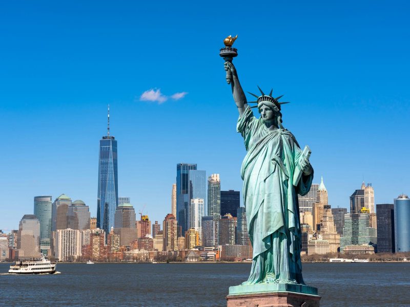 Flugreise New York im Lichterglanz
