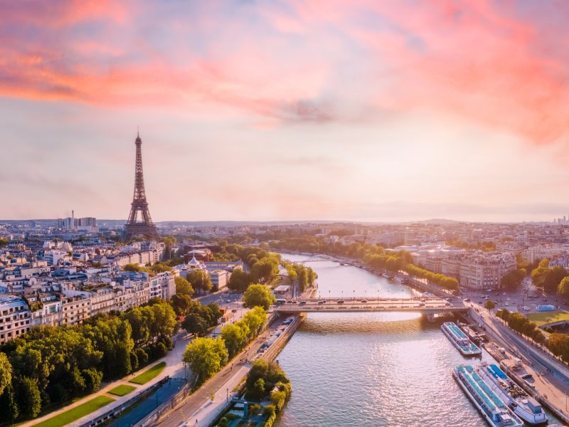 Busreise Städtereise Paris - Stadtpanorama Seine & Eifelturm