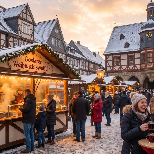 Tagesfahrt Goslar & Harzer Waffelbäckerei: Weihnachtsmarkt in Goslar