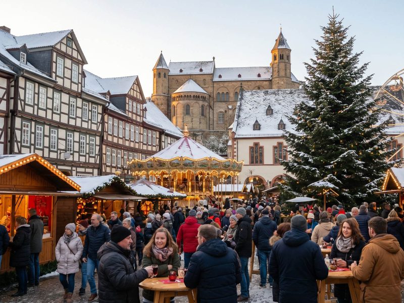 Tagesfahrt Goslar & Harzer Waffelbäckerei: Weihnachtsmarkt in Goslar