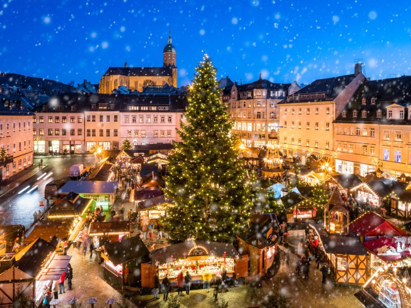 Tagesfahrt Pyramidenrundfahrt Erzgebirge: Weihnachtsmarkt in Annaberg