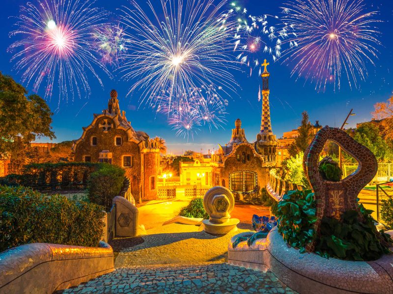 Busreise Silvester unter Spaniens Sternen - Feuerwerk über Barcelona