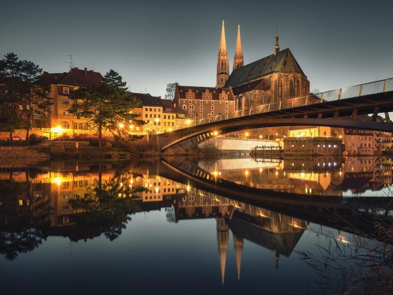 Weihnachten am Berg Oybin in der Oberlausitz: Görlitz