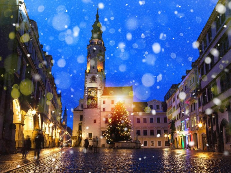 Jahreswechsel im kleinsten Mittelgebirge Deutschlands: Görlitz