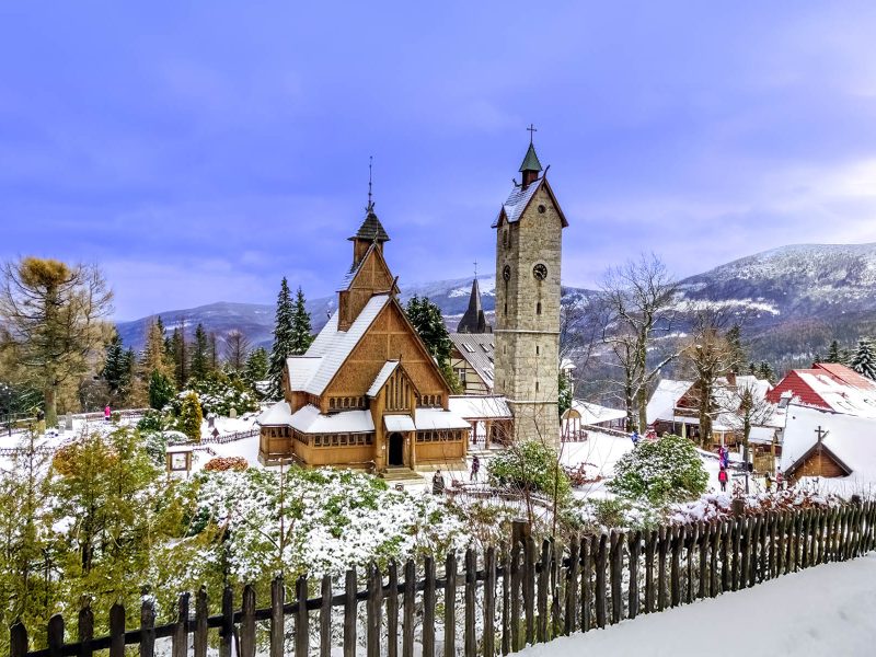 Busreise Winterliche Festtage im Herzen des Riesengebirges - Stabkirche Wang