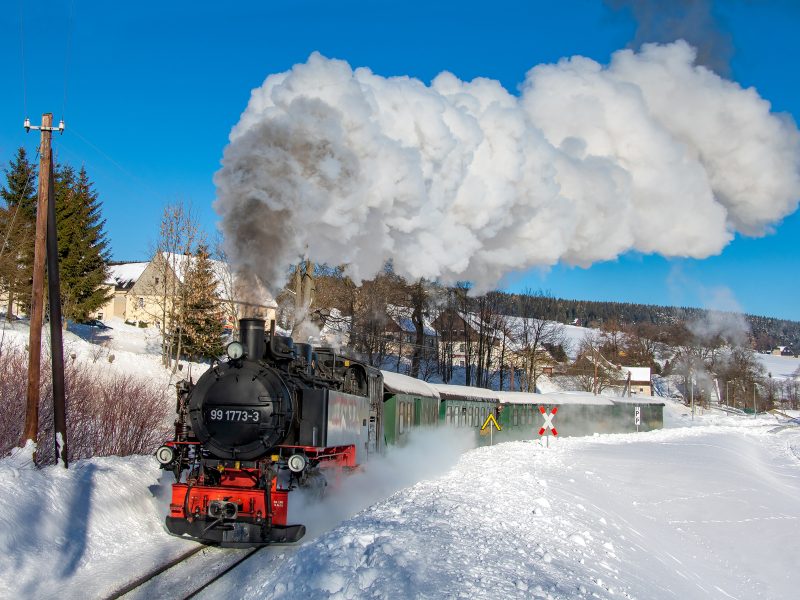 Busreise Pyramidenanschub & Bergparade im Erzgebirge - Fichtelbergbahn © Sven Oettel