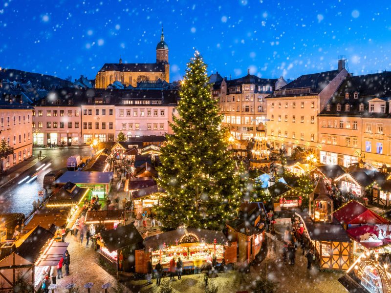 Busreise Pyramidenanschub & Bergparade im Erzgebirge - Weihnachtsmarkt in Annaberg-Buchholz