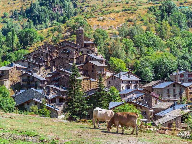 Landschaft von Andorra - Os de Civís