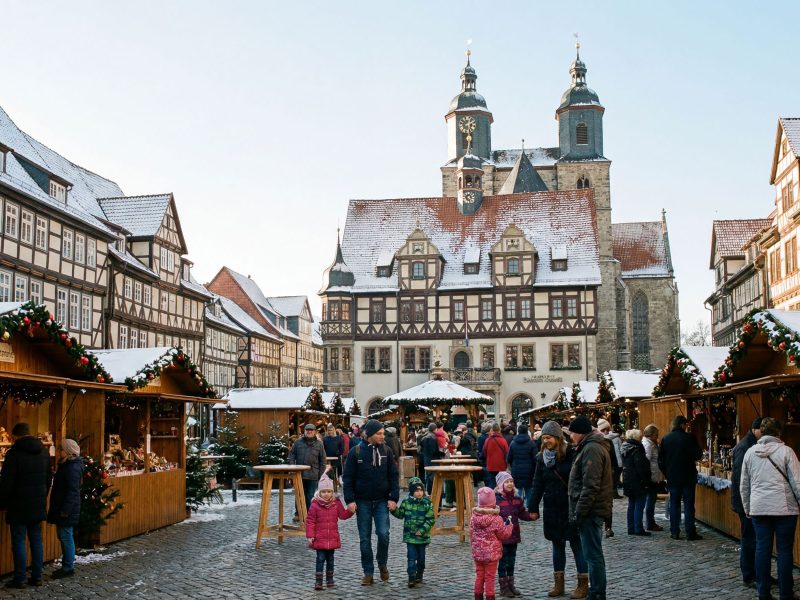 Busreise Hildesheim leuchtet: Advent im Zeichen der Rose - Quedlinburger Weihnachtsmarkt