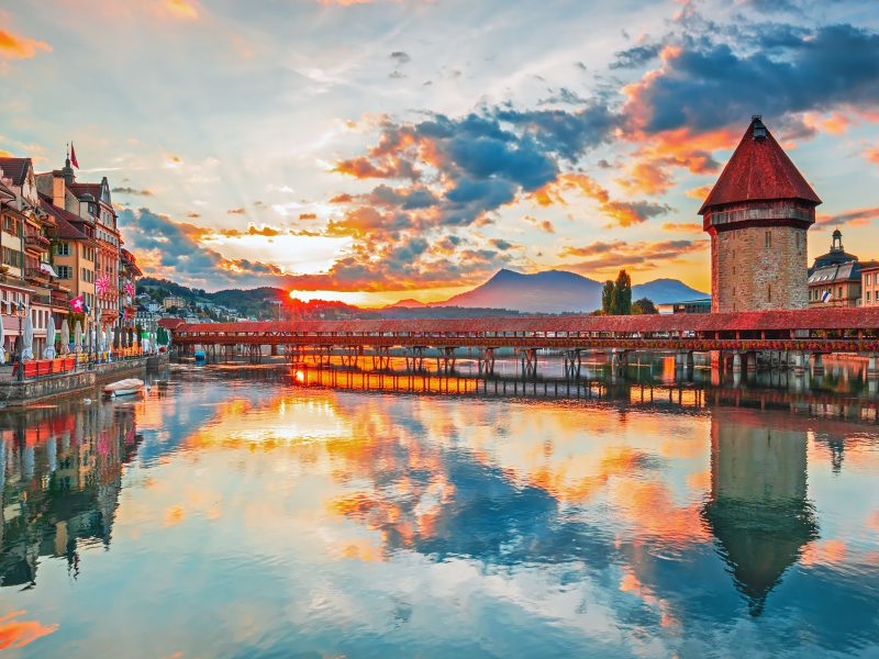 Busreise 7 Tage reisen - 5 Länder erfahren: Luzern