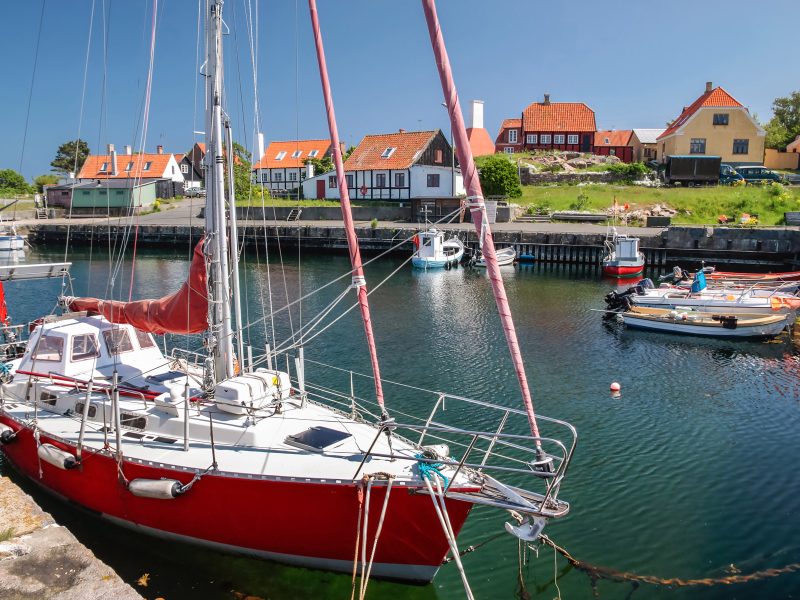 Busreise Bornholm erwandern - Hafen von Gudhjem