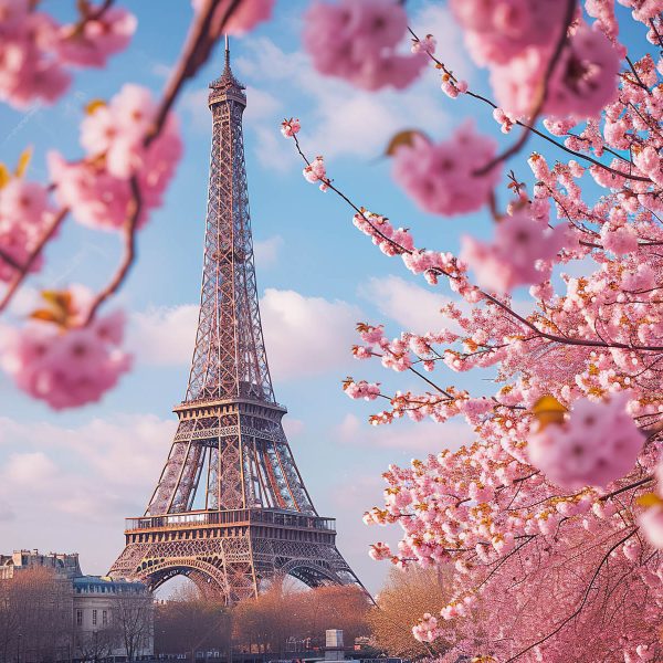 Busreise Städtereise Paris - Romantischer Ausblick auf den Eiffelturm