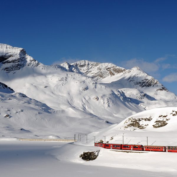 Busreise Legendäre Schweizer Bahnen im Winter - Bernina-Express © Räthische Bahnen, Tibert Keller