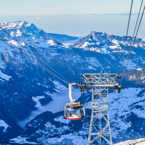 Busreise Die 5 großen Bergbahnen der Zentralschweiz - Luftseilbahn TITLIS Rotair