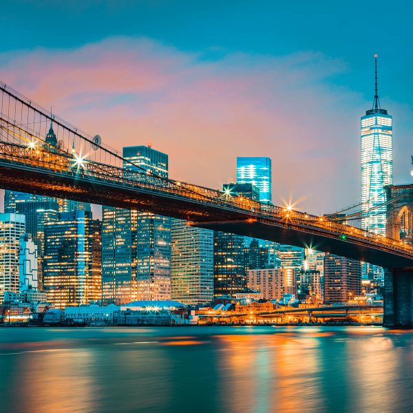 Flugreise New York erleben - New York bei Nacht