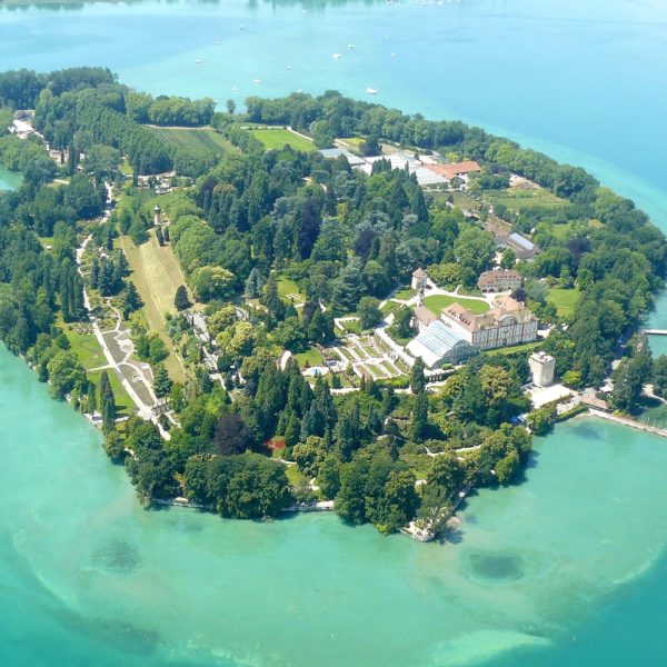 Insel Mainau ais der Vogelperspektive © popeyeka - Fotolia
