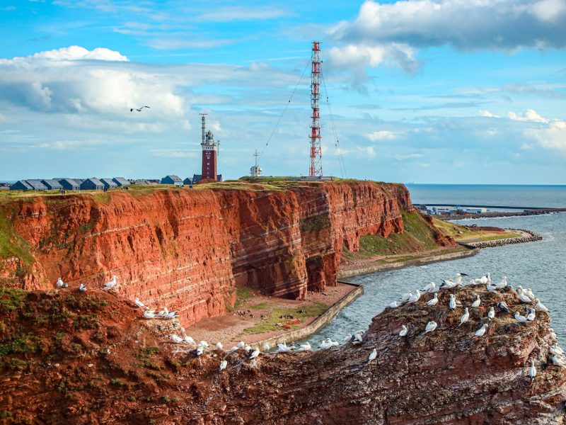 Busreise Bremen, Bremerhaven und Helgoland - Rote Felsen auf Helgoland