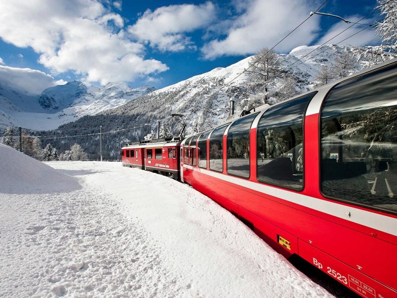 Legendäre Schweizer Bahnen: Bernina - Express  © Räthische Bahnen, Andrea Badrutt