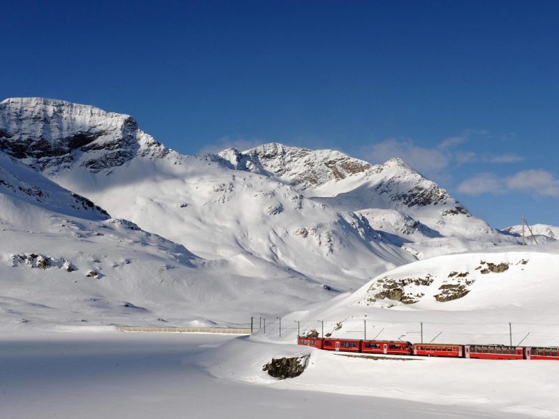 Legendäre Schweizer Bahnen: Bernina - Express © Räthische Bahnen, Tibert Keller