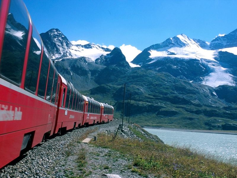 Legendäre Schweizer Bahnen: Bernina Express © Räthische Bahn, Peter Donatsch