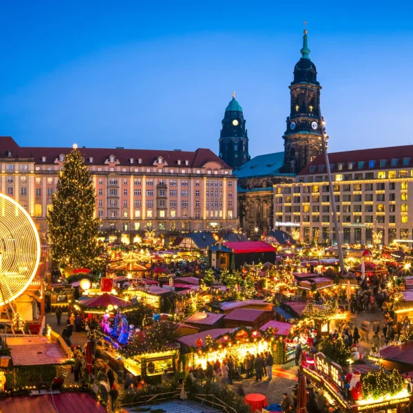 Tagesfahrt Striezelmarkt Dresden mit Stollenfest