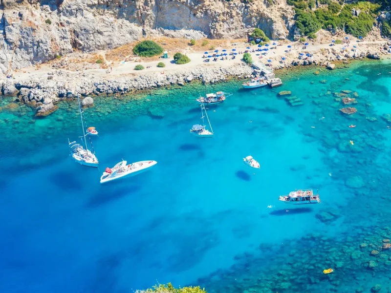 Flugreise nach Rhodos - der Perle der Ägäis