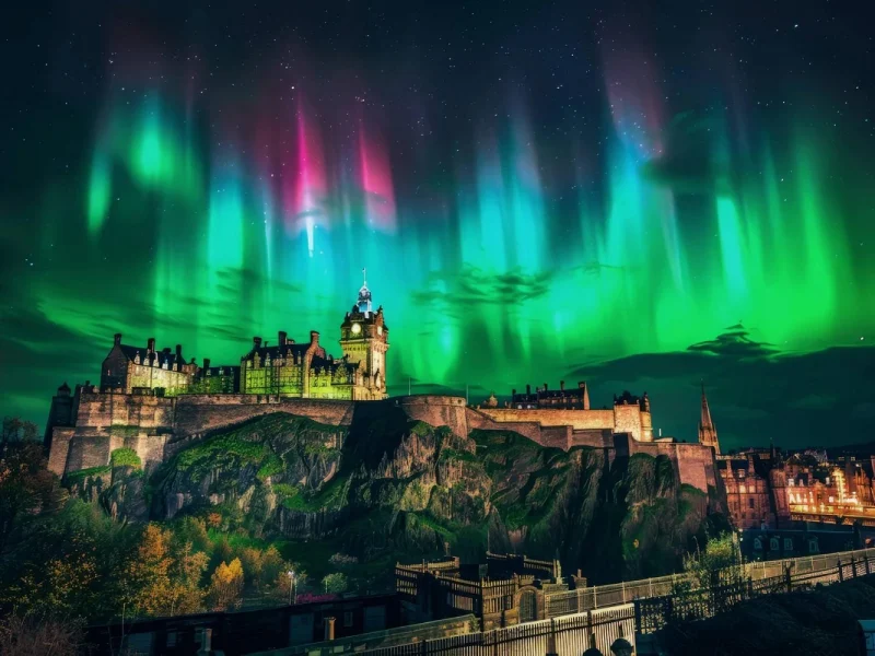 Busreise Polarlichter im winterlichen Schottland