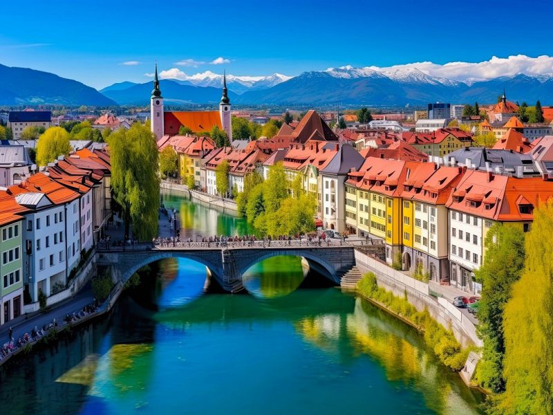 Blumenparks in Slowenien: Ljubljana