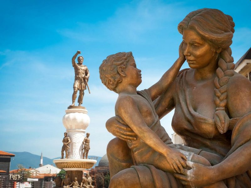 Rundreise den Balkan entdecken. Hier: Skopje in Nordmazedonien