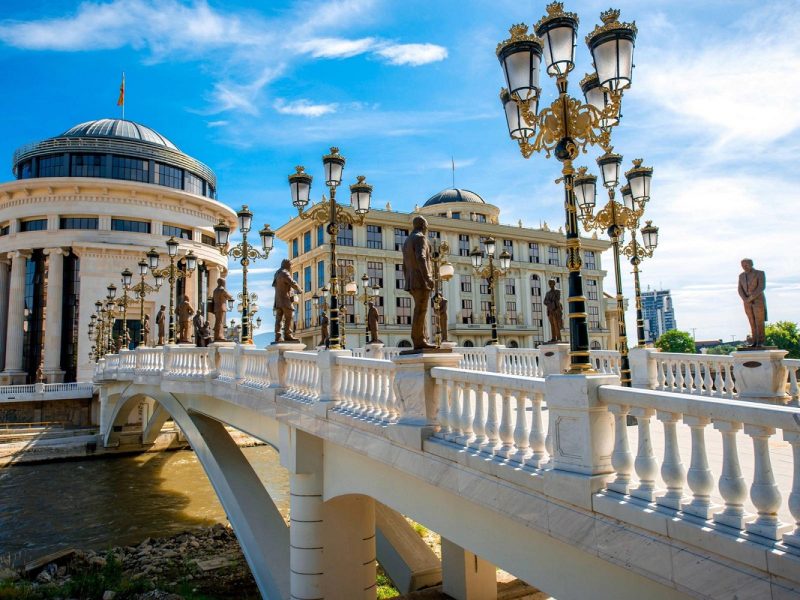 Rundreise den Balkan entdecken. Hier: Skopje in Nordmazedonien